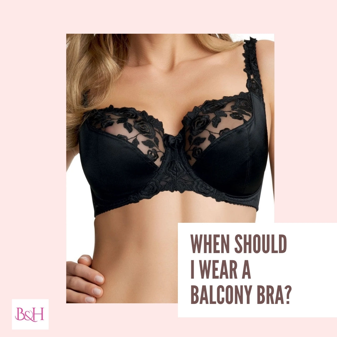 Women Cleavage-enhancing balcony bra with naturally created push