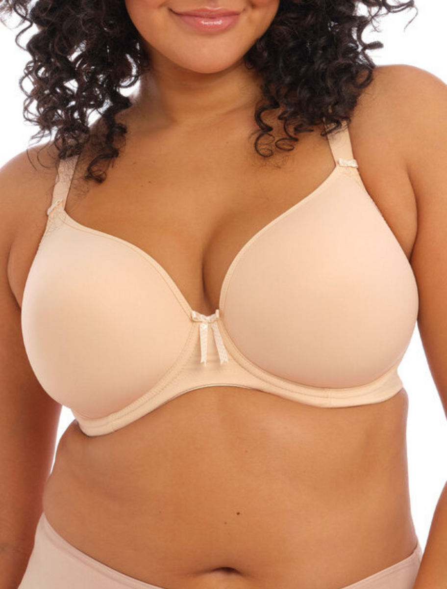 Elomi Bijou Underwire Banded Moulded Bra - Sand