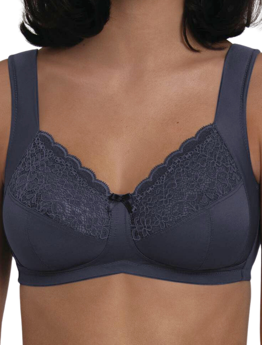 Anita Rosa Faia Havanna Wire Free Support Bra, Blue