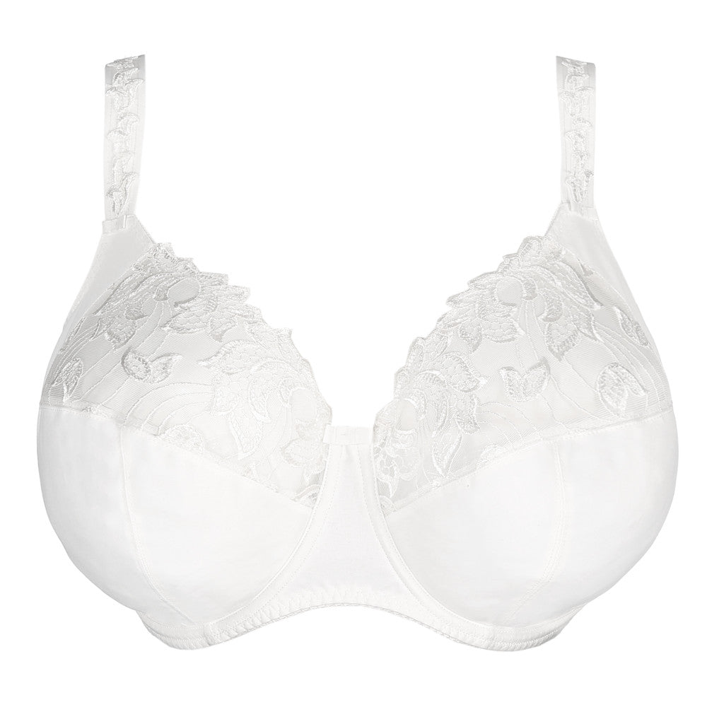 PrimaDonna Deauville Large Cups Full Cup Wire Bra in White | White  Primadonna Bra | Deauville Bra in White
