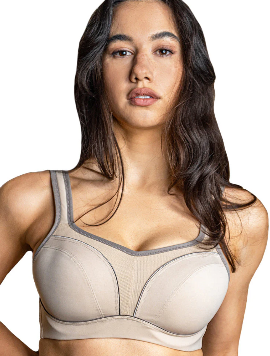 Clear Transparent Bra | Invisible Bra with Straps | Bralex 34c / Taupe