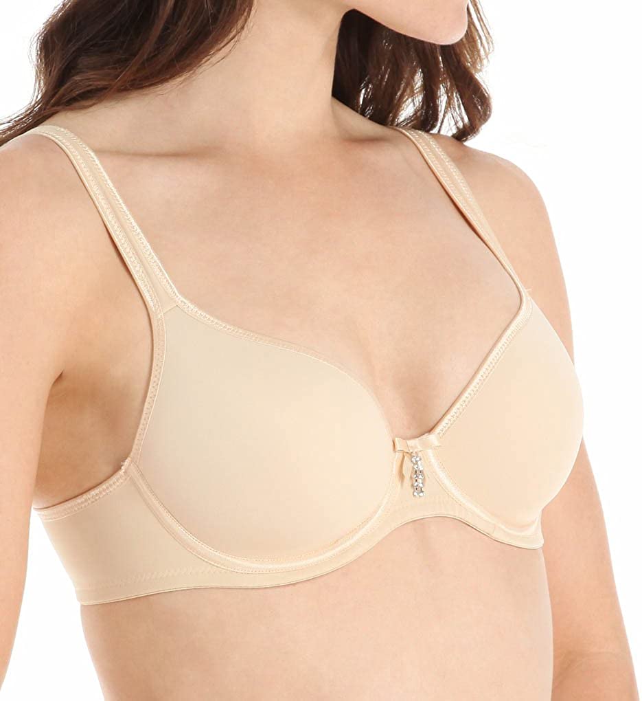 Fit Fully Yours Crystal Smooth Underwire T-Shirt Bra, Champagne