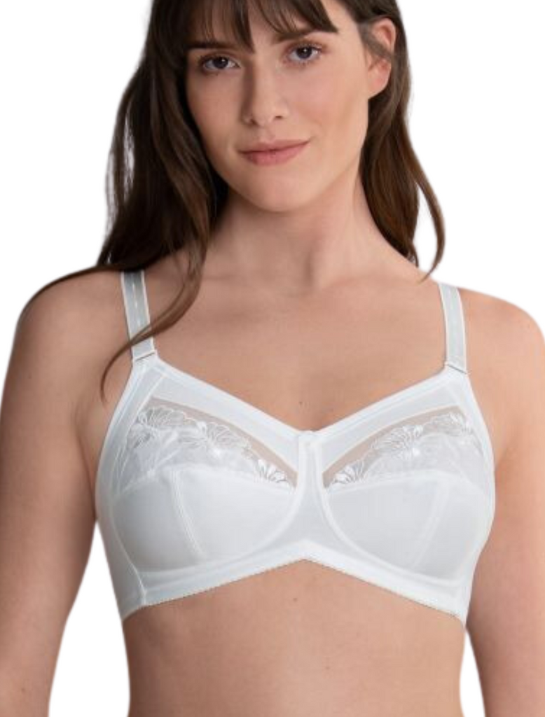 The Anita Safina Wireless Post Operative bra, White