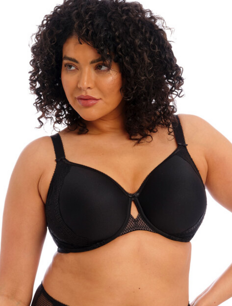 Elomi Charley Underwire Bandless Spacer Molded Bra, Black | Black Elomi Charley Bra