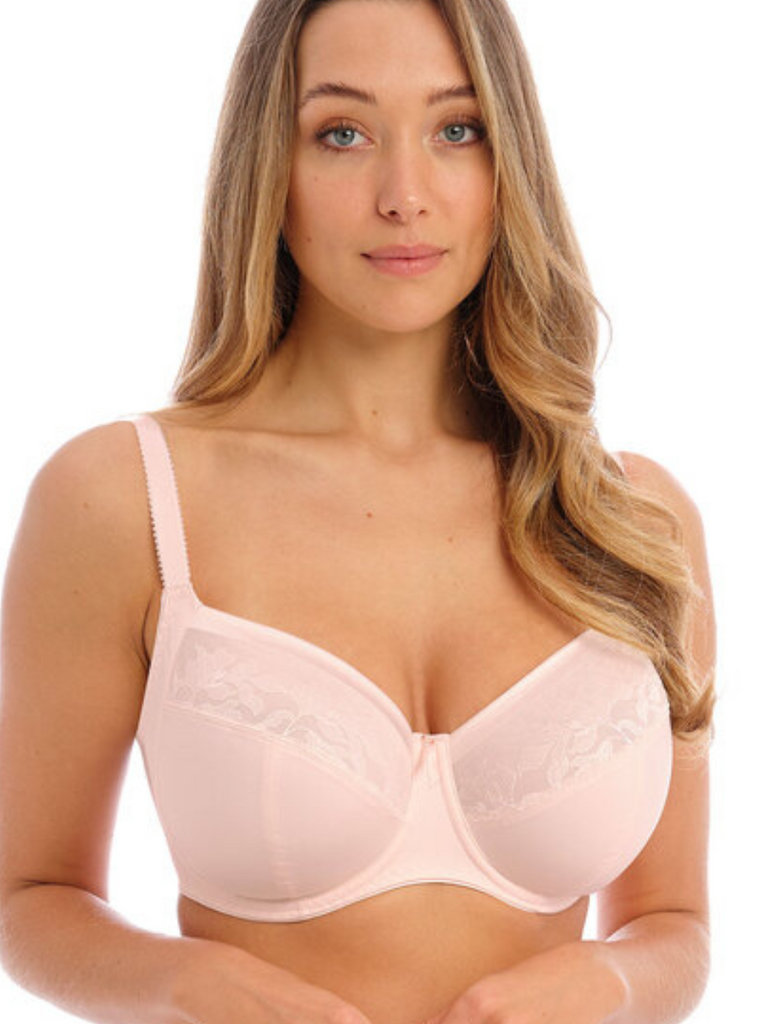 Supportive Bra Comfortable Bra Floral Embroidered Bras with Wide Shoulder  Straps for Breast Support Comfort Intimate