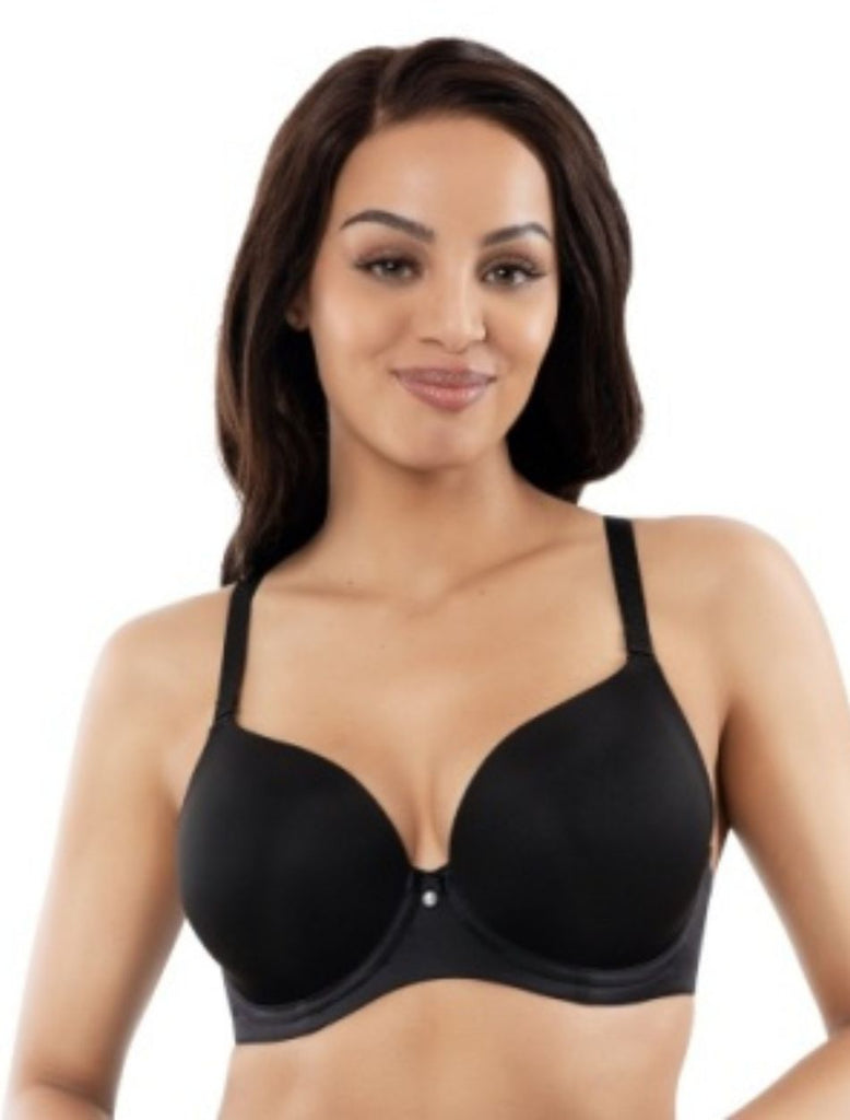 Parfait Elise Molded Underwired T-Shirt Bra, Black