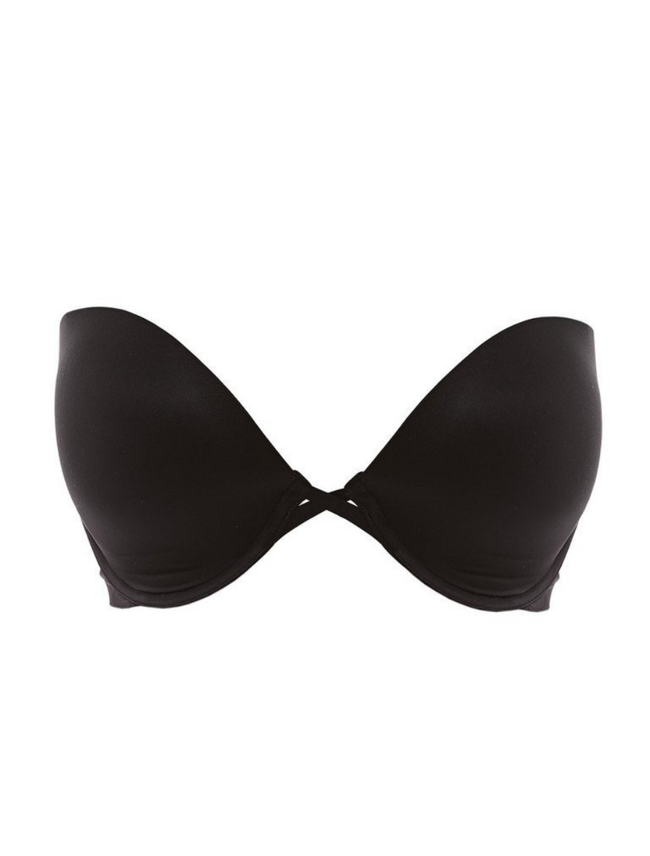 Wacoal Amazing Assets Strapless Push Up Womens Bra Black – Bras & Honey USA