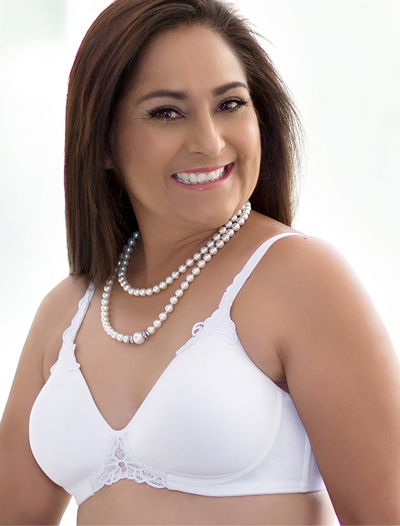 Pamela Seamless Surgical Mastectomy Mastectomy Bra - white