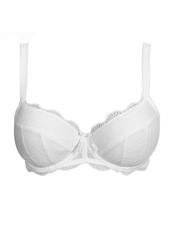 Freya Fancies Uw Padded Half Cup Bra, White | White Freya Fancies Bra ...