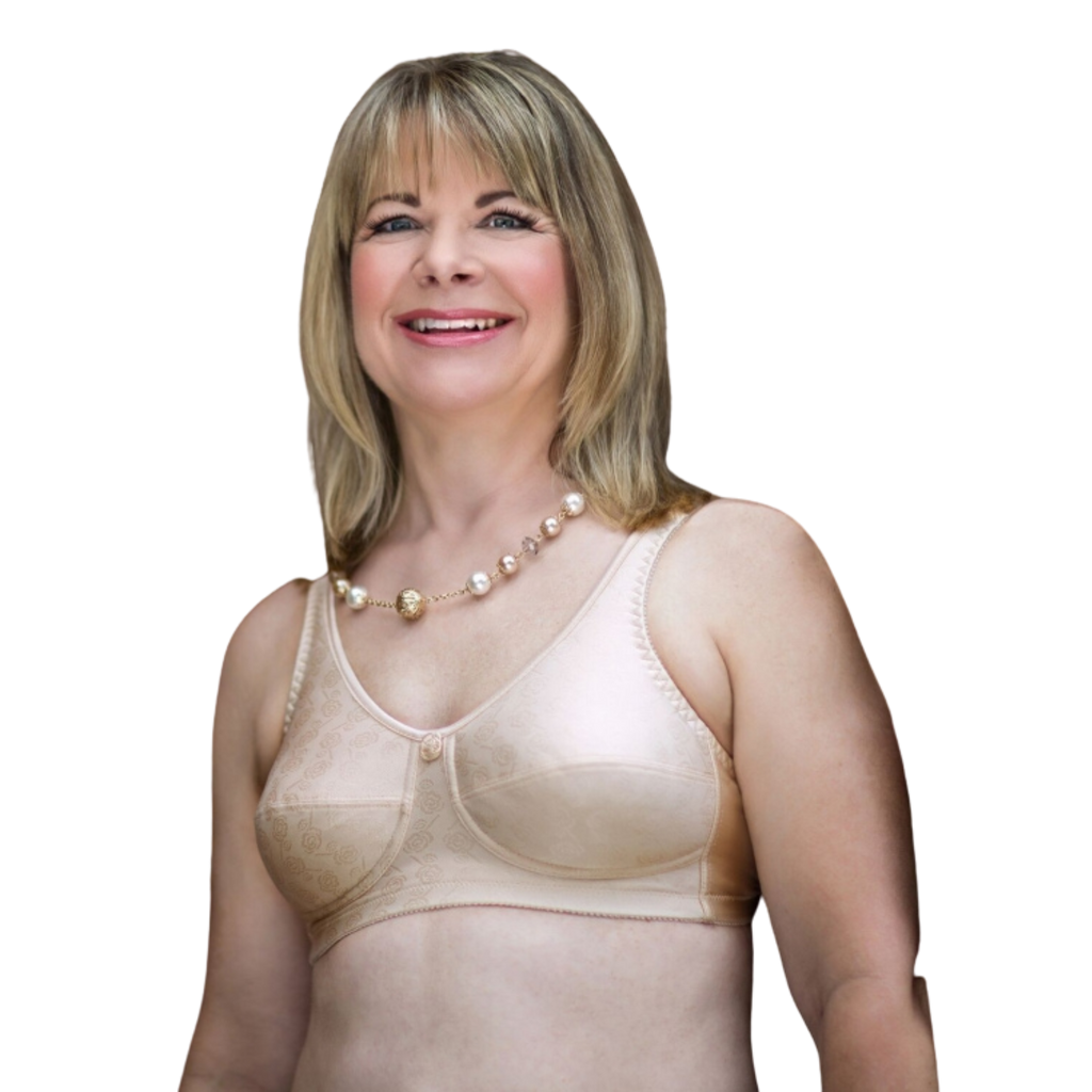 Gentle Touch Surg-Ease Bra in Black with Hook & Eye Front Closure- Post  Mastectomy Recovery Bra, Made in USA