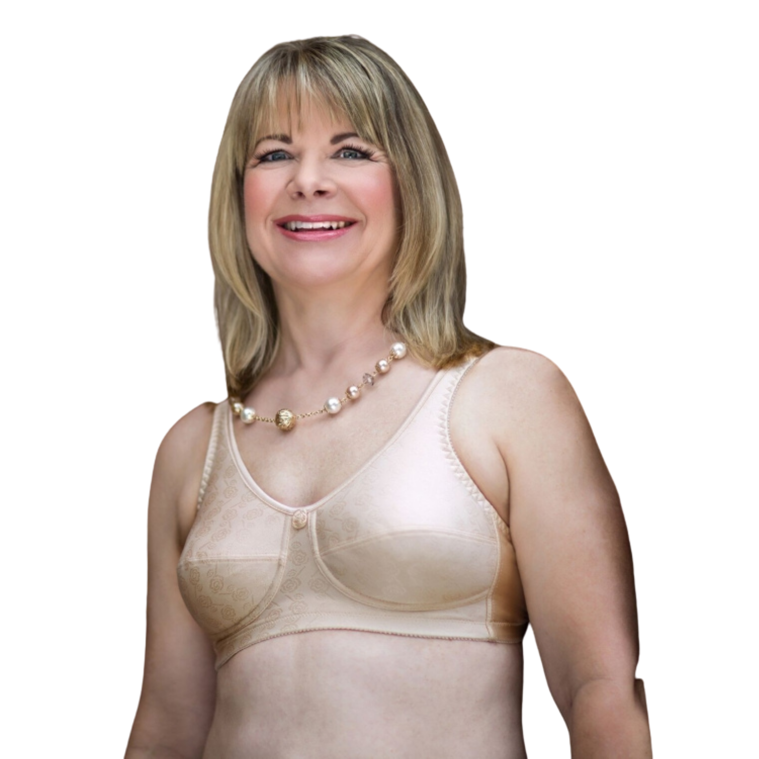 American Breast Care Mastectomy Bra Regalia Size 42B White at   Women's Clothing store