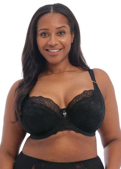 Elomi Cate Underwire Full Cup Banded Bra Black – Bras & Honey USA