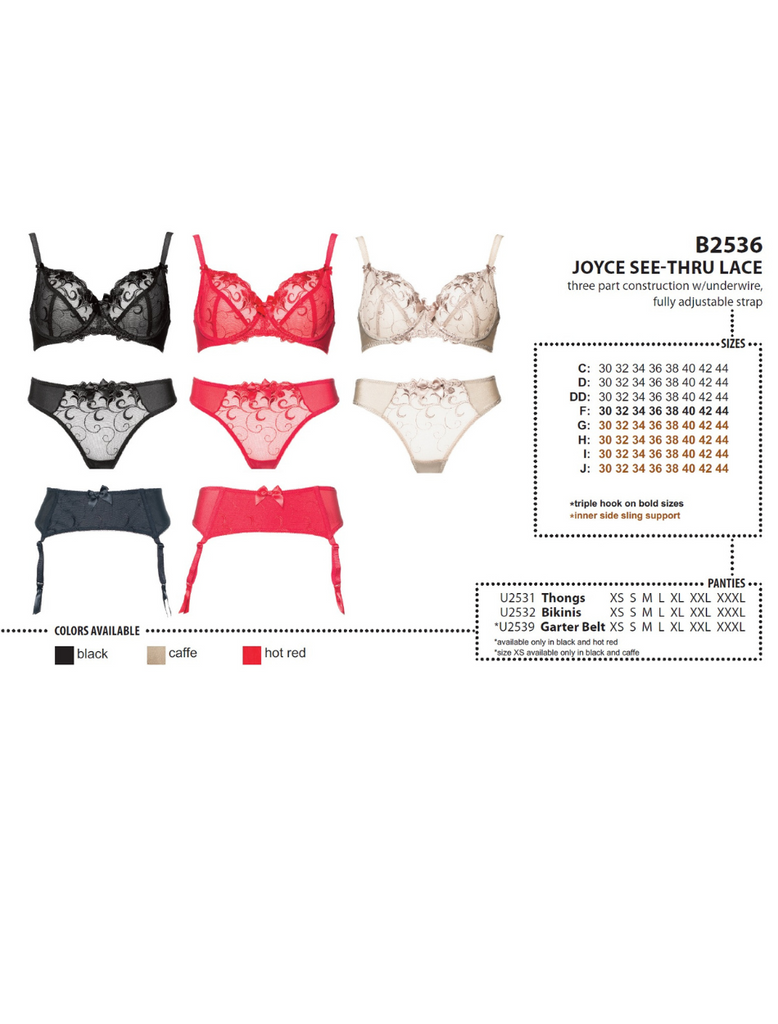 Bustiers Sexy Matching Panty Sets 36J