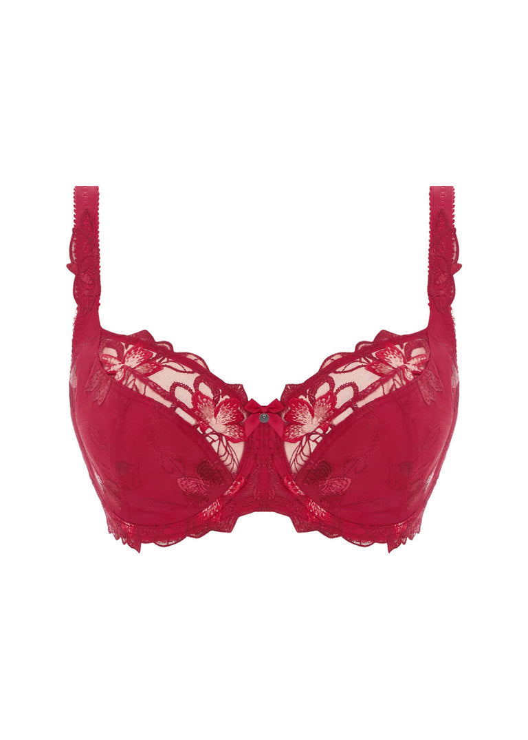 Fantasie Leona Uw Balcony Bra, Red – Bras & Honey USA