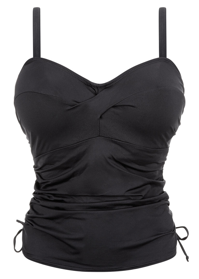 Fantasie Versailles Black Uw Twist Front Tankini - Control Lining In B 