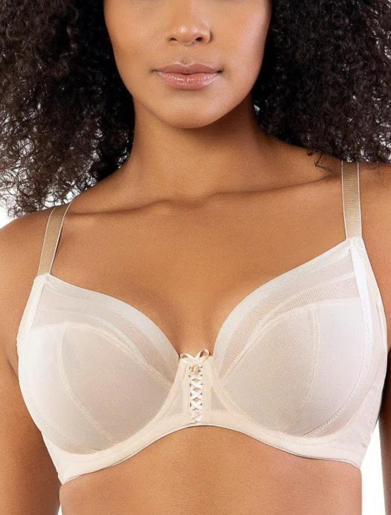 Freya Cameo Underwire Molded Strapless Bra in Sand - Busted Bra Shop