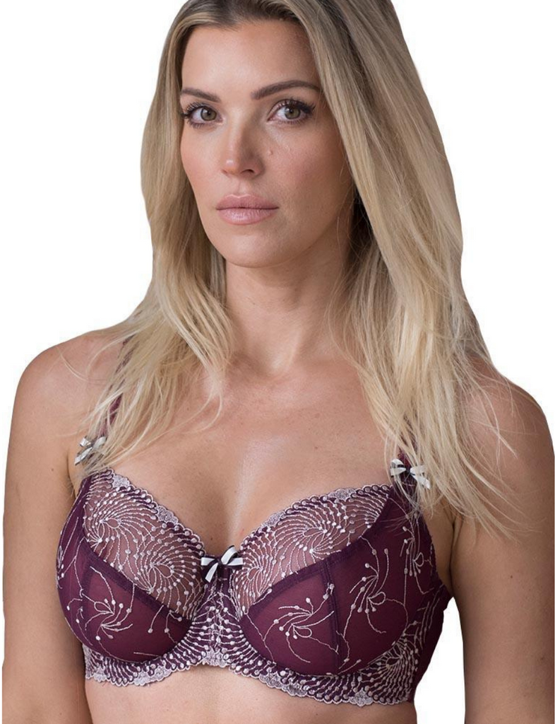 Fit Fully Yours Nicole See-Thru Underwire Lace Bra, Blossom Lilac – Bras &  Honey USA