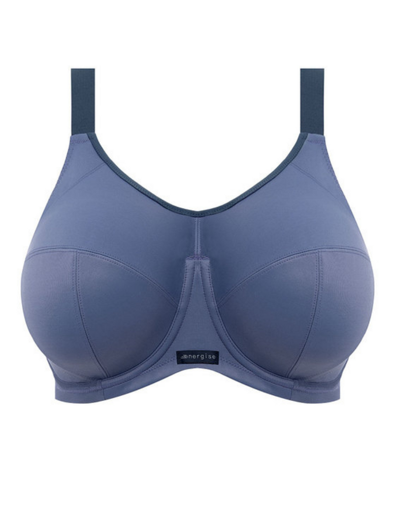 Elomi Energise Underwire Sports Bra With J Hook, Navy Geo | Elomi Energize  Sports Bras