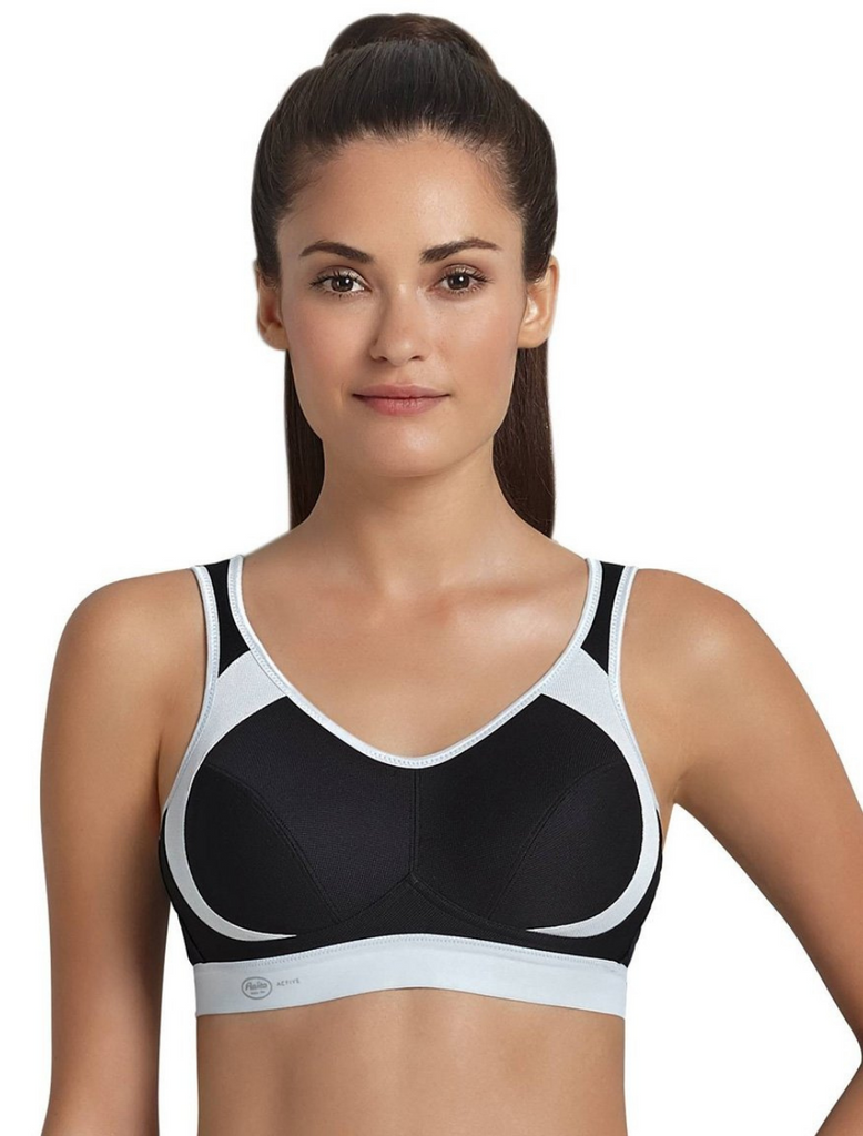 The Anita Maximum Support and Extreme Control Wire Free Sports Bra in Black  – Bras & Honey USA