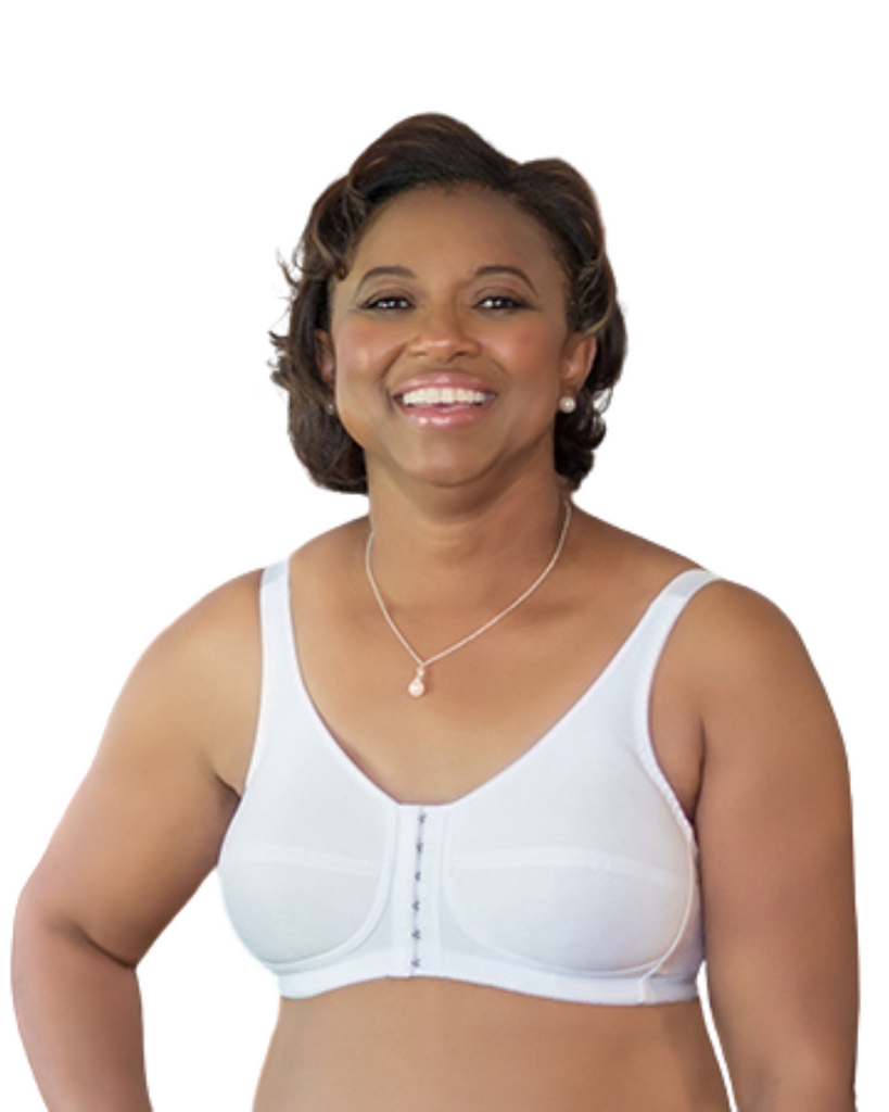 American Breast Care Lace Front Bra, Beige  Beige Lace Mastectomy Bra –  Bras & Honey USA