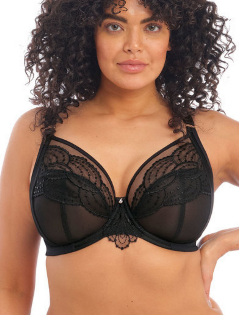 Elomi 38K (H) Nude Bijou MOULDED PLUNGE Underwire Cup Bra Style