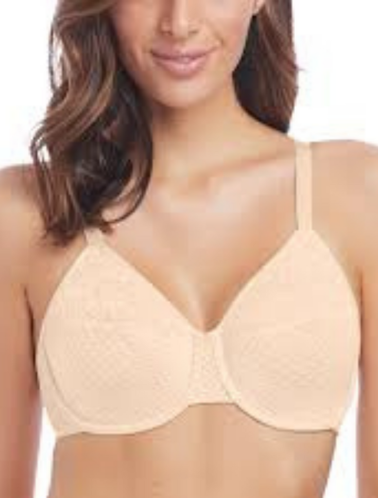 Womens Underwire Bandeau Minimizer Starpless Bras For Large Bust Pale Nude  40F