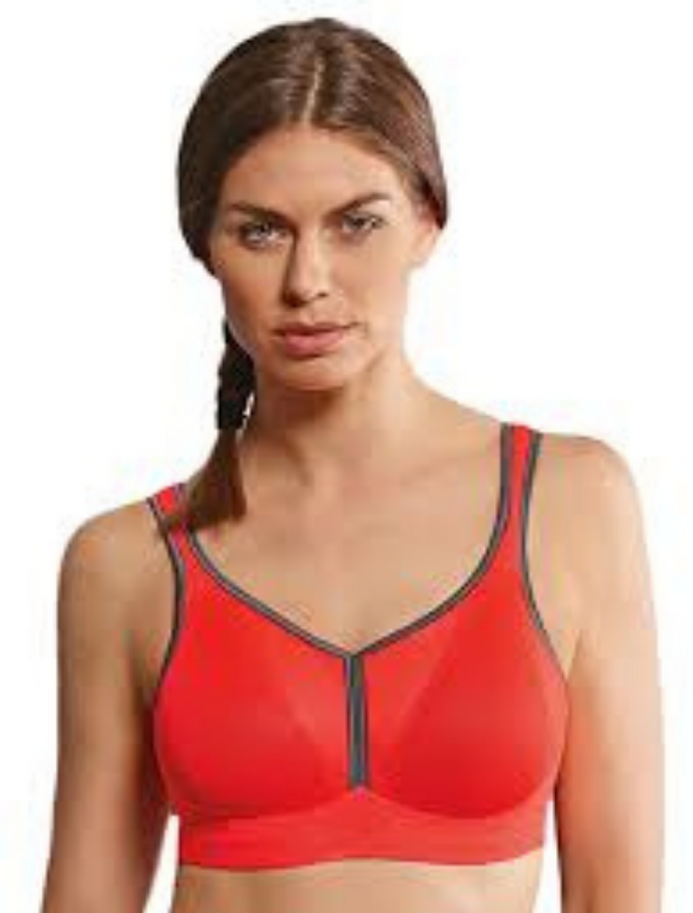 Anita Active Air Control Wirefree Padded Sports Bra Coral/Anthracite – Bras  & Honey USA