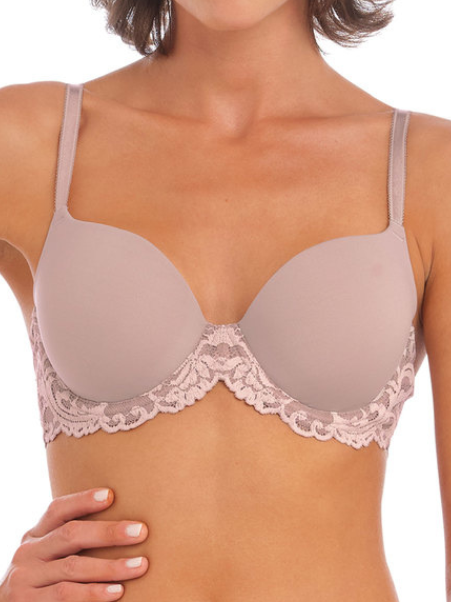 Buy Wacoal Women's Ultimate Side Smoother Contour Bra, Sand, 30D at