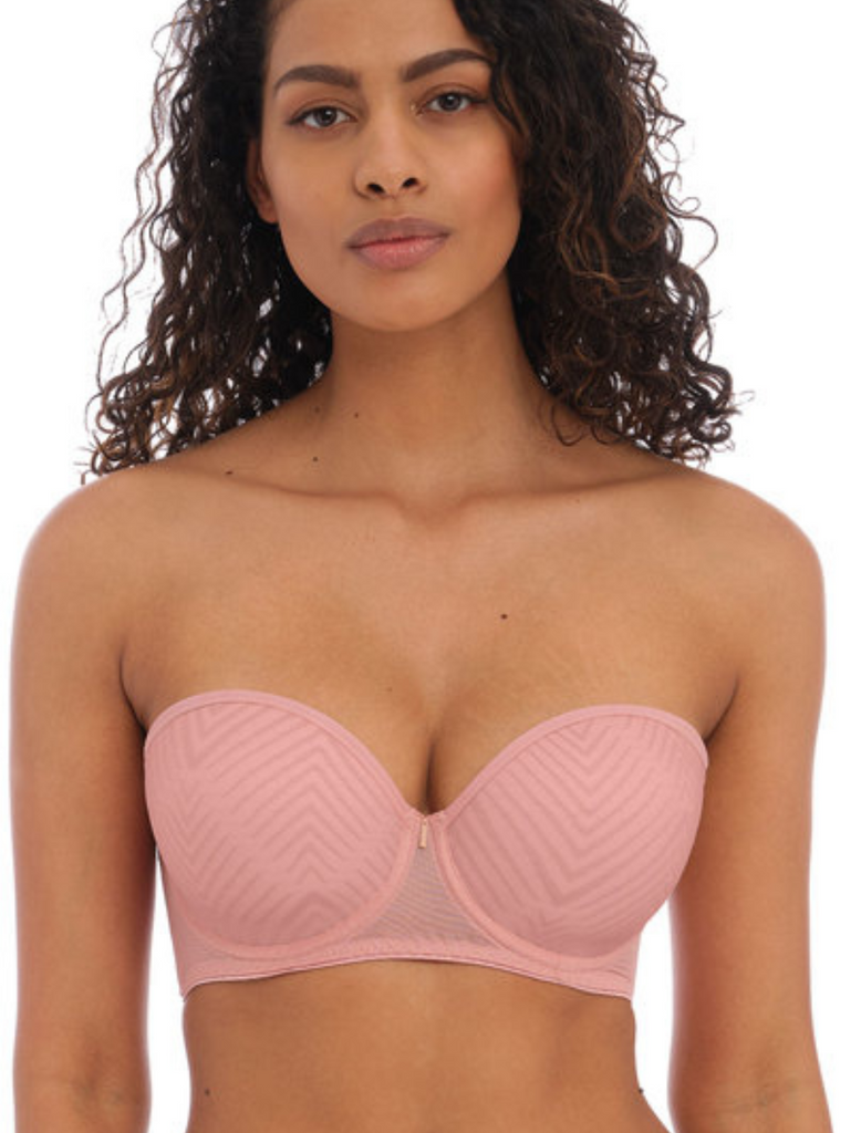 Tailored Ash Rose Moulded Strapless Bra from Freya