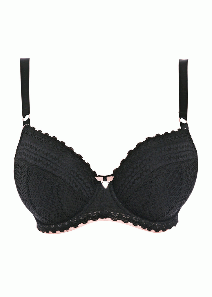 Lace Padded Cup Bra White