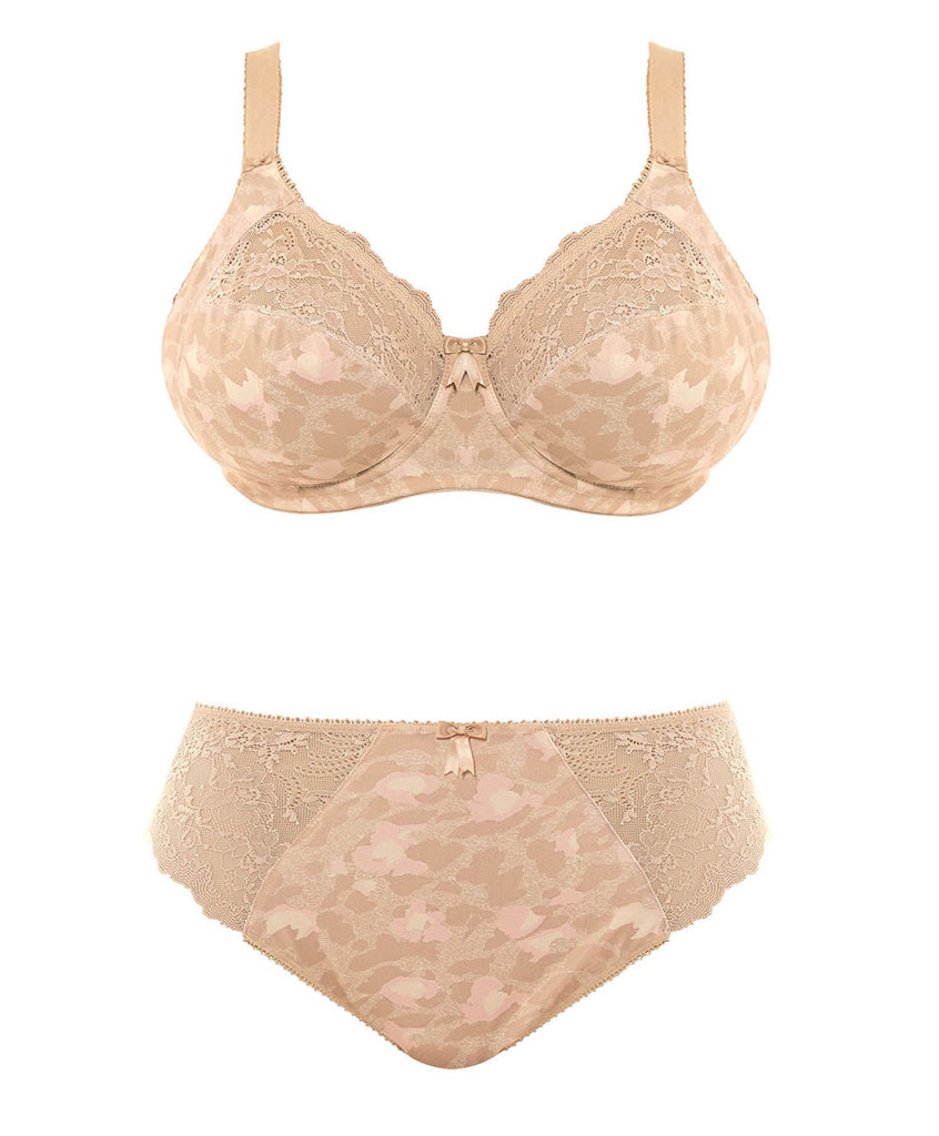 Elomi Morgan Underwire Full Cup Banded Bra, Toasted Almond