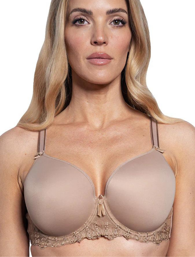 Fit Fully Yours Elise Molded Underwire Bra, Soft Nude
