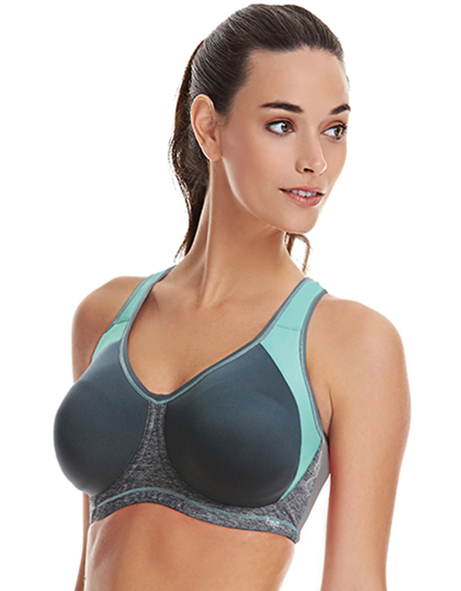 The Freya Active Sonic Underwire Moulded Sports Bra, Carbon Grey – Bras &  Honey USA