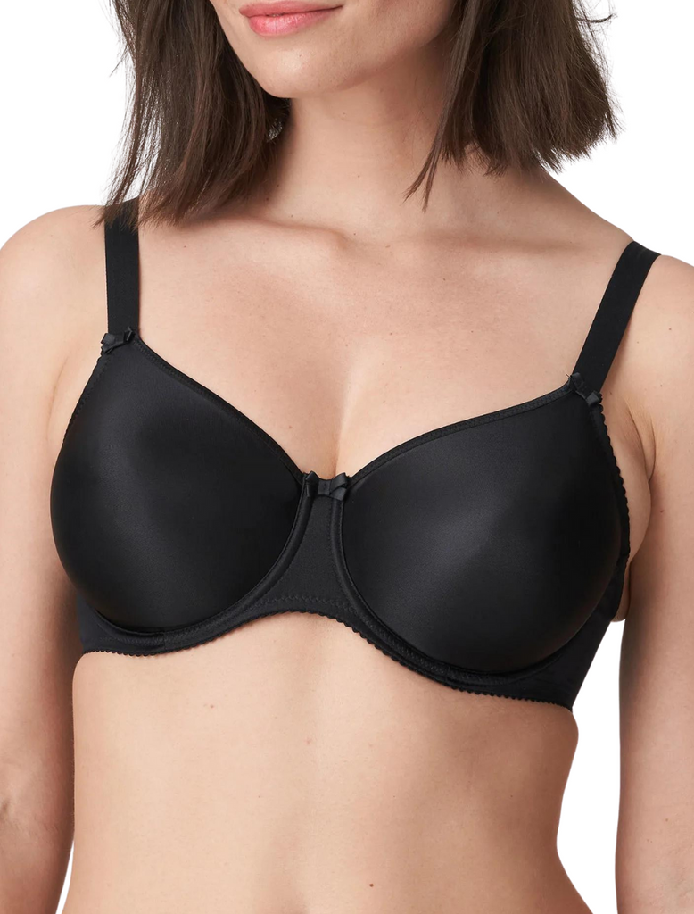 Smooth Minimizer Non-padded & Non-wired Bra - Black