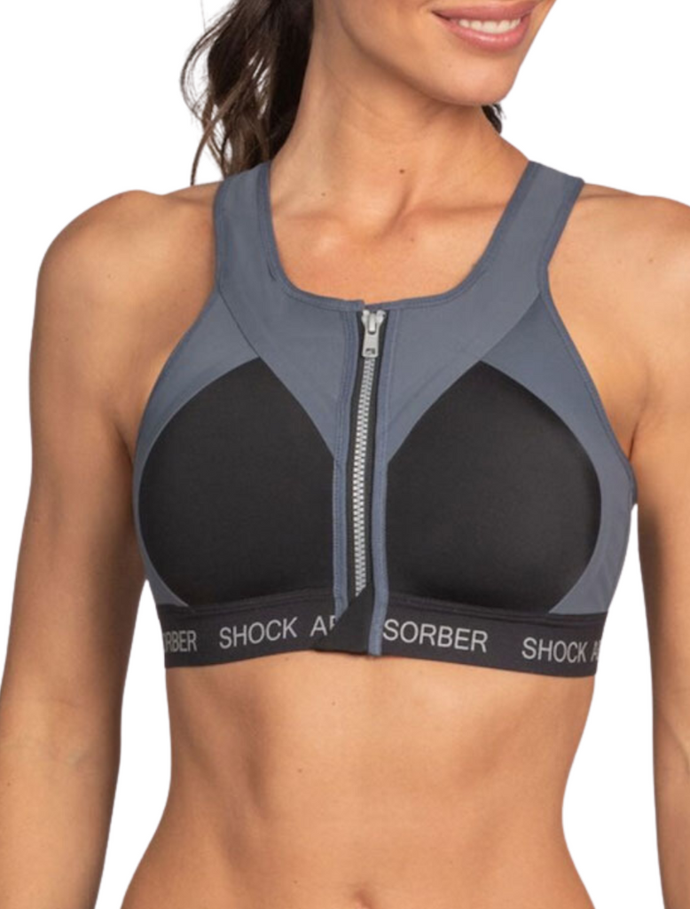 Power bra sports bra, extreme support, black, Champion Shock Absorber